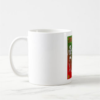 Mug Vœux drôles de Noël pour un squelette pour homme