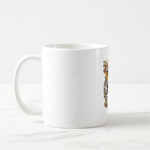 Mug Vœux Halloween Grand-Père Chauve-Souris Chaudron d