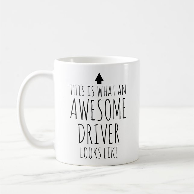 Mug Voici à quoi ressemble un pilote génial (Gauche)