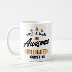 Mug Voici à quoi ressemble un pompier génial