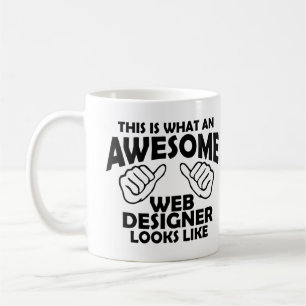Mug Voici à quoi ressemble un web designer génial