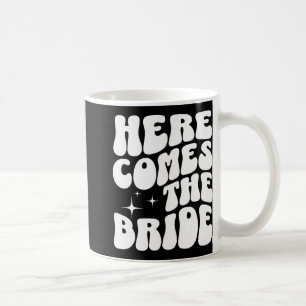 Mug Voici la mariée Groovy Bach Rétro Enterrement de v