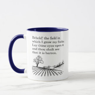 Mug Voici ! le champ dans lequel je cultive mes fesses