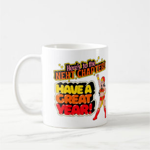 Mug Voici le prochain chapitre, avoir une grande année