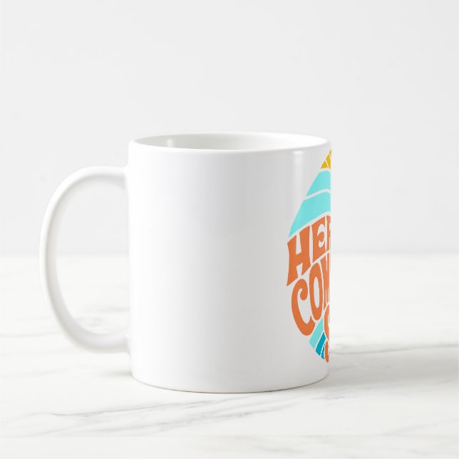 Mug Voici Le Tee Soleil, Style Rétro, Style Hippie (Gauche)