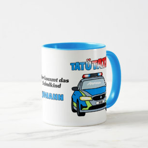 Mug Voici l'enfant scolarisé - Police Tatütata