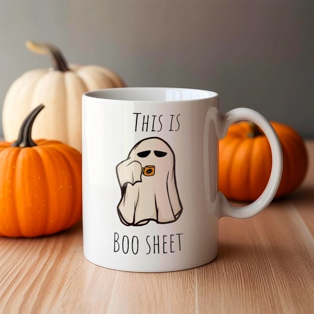 Mug Voici L'Halloween En Feuille De Boite (Créateur téléchargé)