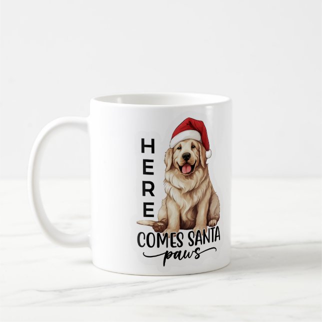 Mug Voici Père Noël Paws (Gauche)