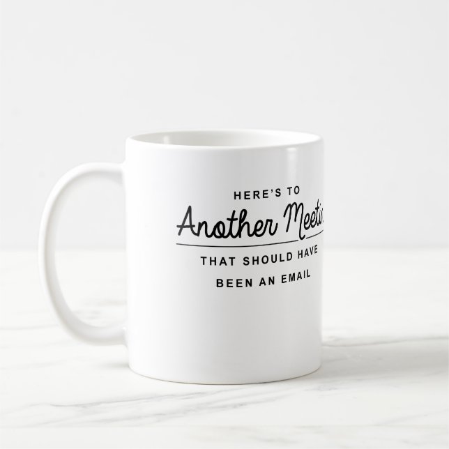 Mug Voici une autre réunion (Gauche)