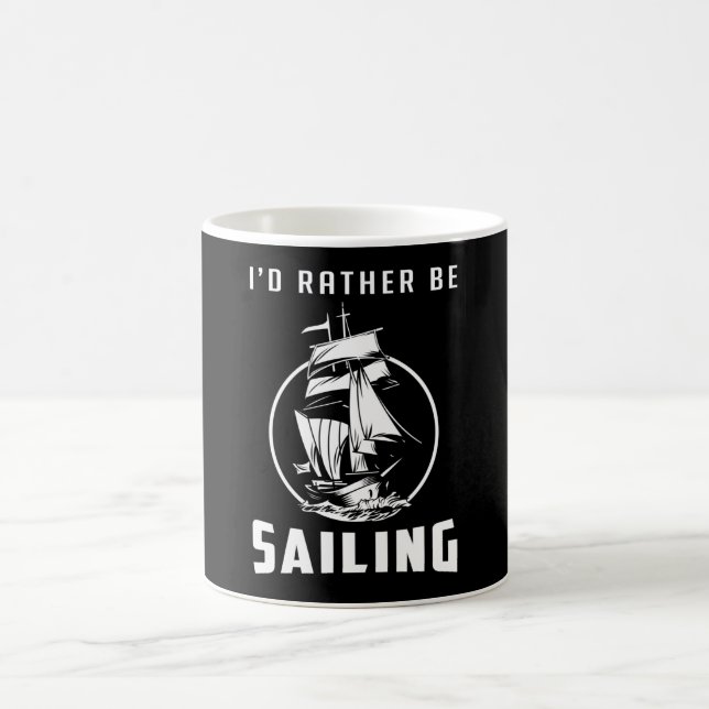 Mug Voilier Bateau Voilier Voilier Capitaine Sea Idée  (Centre)