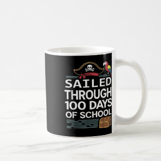 Mug Voilier Pendant 100 Jours D'École Pirate Navire Te