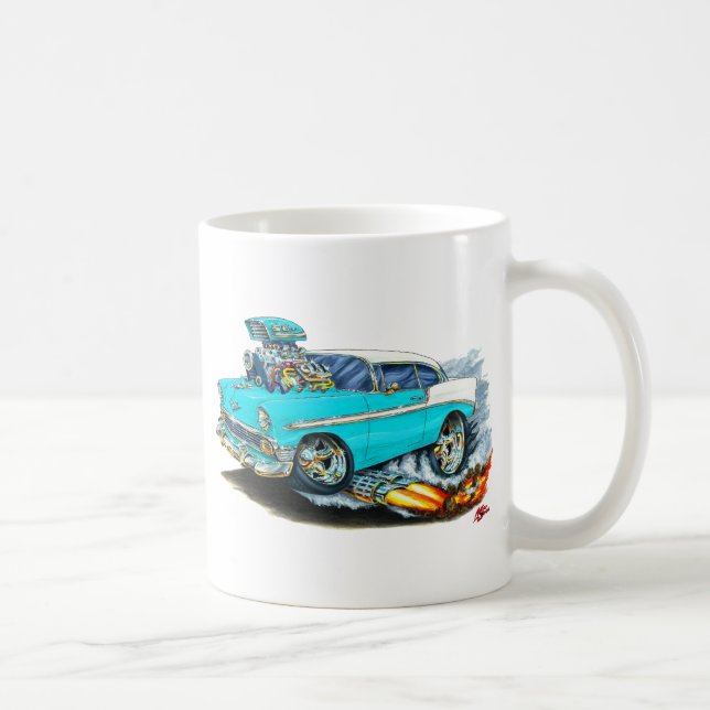 Mug Voiture 1956 de turquoise de Chevy 150-210 (Droite)
