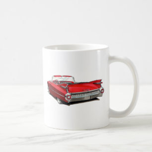 Mug Voiture 1959 de rouge de Cadillac
