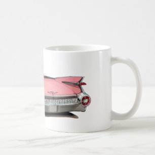 Mug Voiture 1959 rose de Cadillac