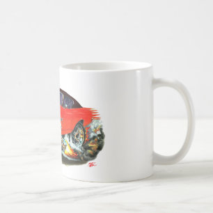 Mug Voiture 1968-69 supérieure Rouge-Noire de Chevelle