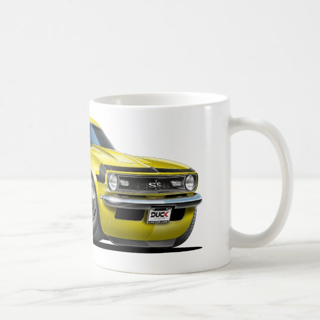 Mug Voiture 1968 Jaune-Noire de Camaro (Droite)