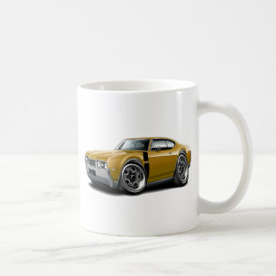 Mug Voiture 1968 Or-Noire d'Olds 442