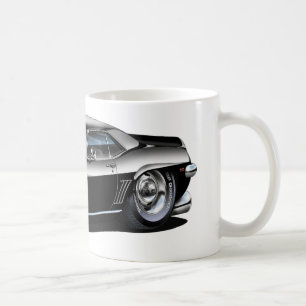 Mug Voiture 1969 Noir-Blanche de Camaro
