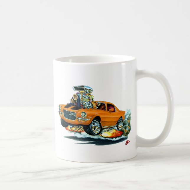 Mug Voiture 1970-72 Orange-Noire de Camaro (Droite)