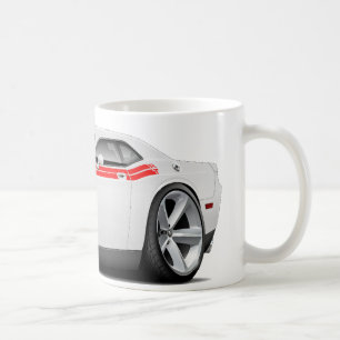 Mug Voiture 2009-11 Blanc-Rouge du challengeur droite
