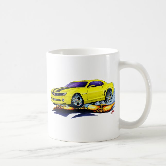 Mug Voiture 2010 Jaune-Noire de Camaro (Droite)