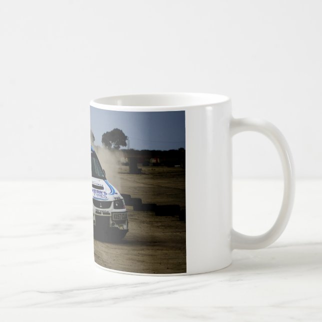 Mug Voiture blanche de rassemblement (Droite)