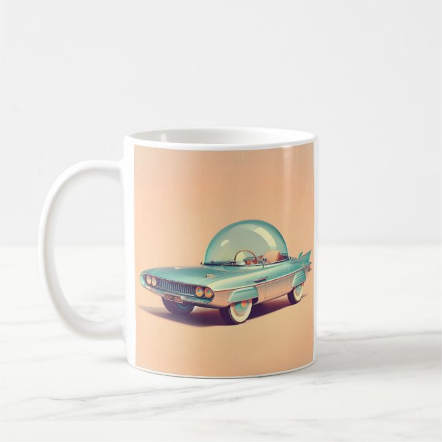 Mug Voiture Blaster à Bulle Futuriste Atomique (Gauche)