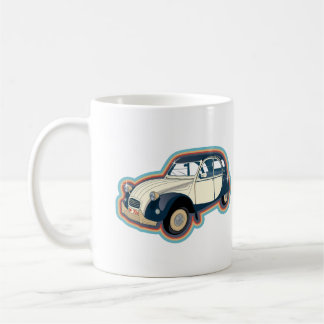 Mug Voiture classique française Oldtimer 2CV