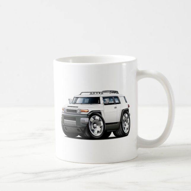 Mug Voiture de blanc de croiseur des FJ (Droite)