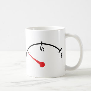 Mug voiture d'indicateur de réservoir de carburant vi