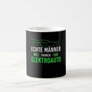 Mug Voiture Électrique Pour Les vrais Hommes Conducteu