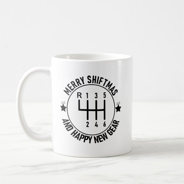 Mug Voiture Funny Auto Racing mécanique manuel Noël (Gauche)