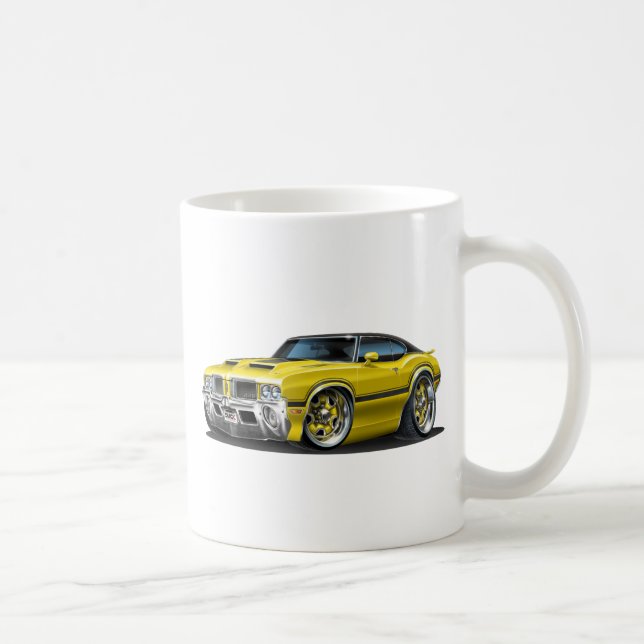 Mug Voiture jaune du sabre d'abordage 442 d'Olds (Droite)