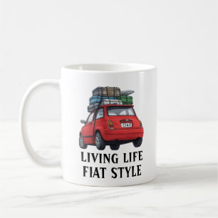 Mug Voiture rouge Fiat