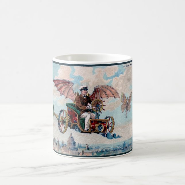 Mug Voiture victorienne impressionnante de vol de (Centre)