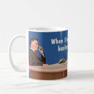 Mug voix d'homme d'affaires