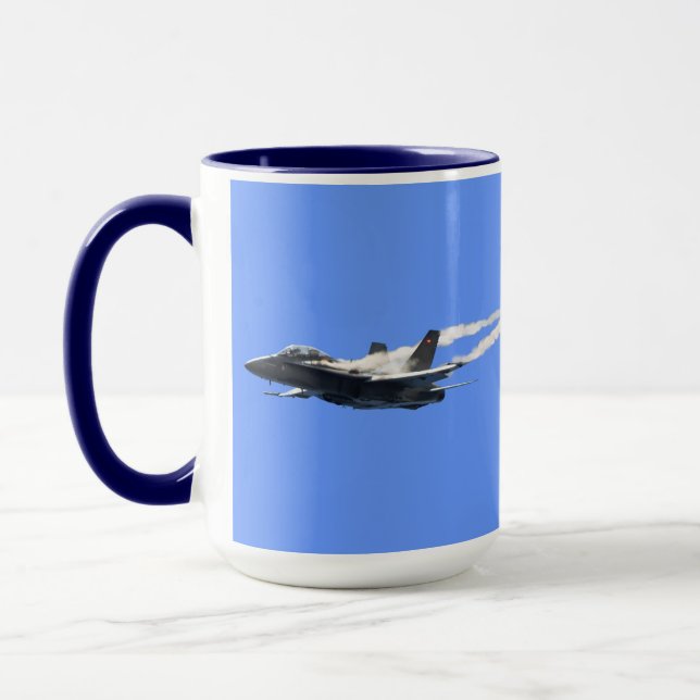 Mug Volet avion F/A-18 Avion d'avion d'aviation (Gauche)