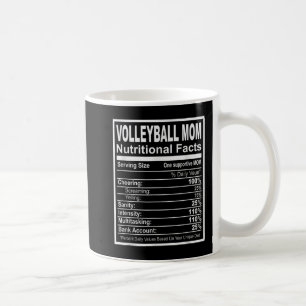 Mug Volleyball Maman Faits nutritionnels