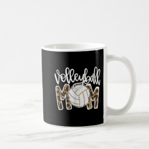 Mug Volleyball Maman Leopard Fun Ball Maman Fête des m