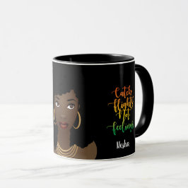 Mug Vols de capture pas des sentiments, Femme noire, N