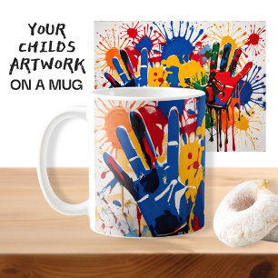 Mug Vos Enfants Oeuvre D'Art Une Sorte Personnalisée