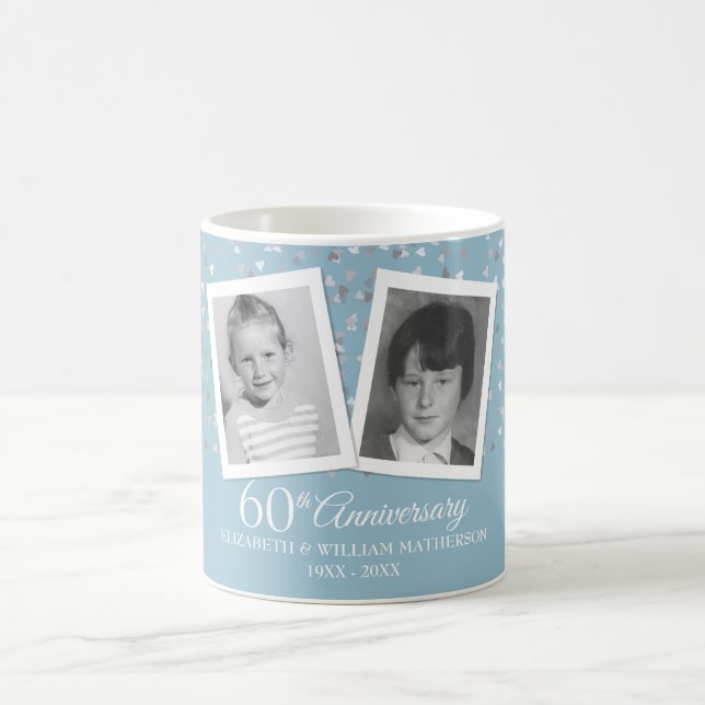 Mug Vos photos d'enfance 60e anniversaire de Mariage (Centre)