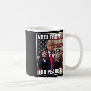 Mug Votez Trump Justice Pour Fred Peanut L'Écureuil Me