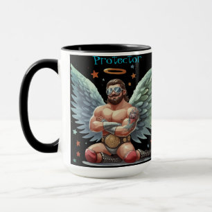 Mug Votre ange gardien protecteur lutteur de spectacle