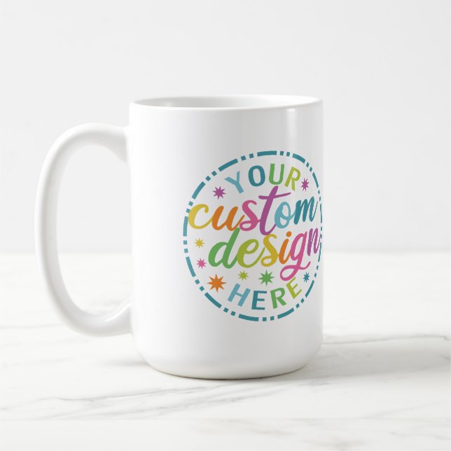 Mug Votre conception personnalisée ici Merch (Gauche)