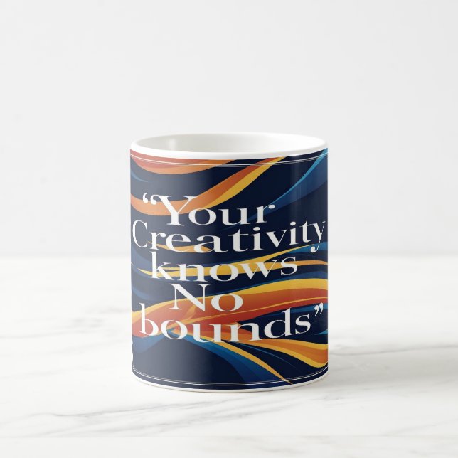 Mug Votre Créativité Ne Connaît Aucune Frontière (Centre)