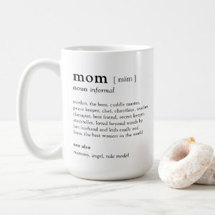 Mug Votre définition de maman Photo personnalisée Mu