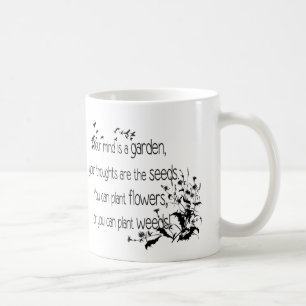 Mug Votre esprit est une citation inspirée du jardin