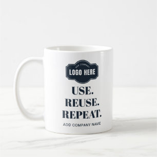 Mug Votre logo d'entreprise Slogan et nom de société p
