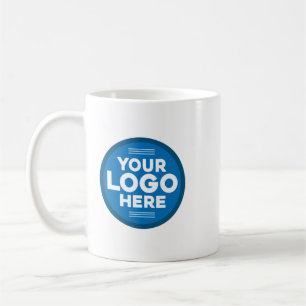 Mug Votre logo ici Logo d'entreprise personnalisé Café